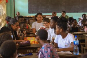 Bien vivre ensemble Metissage voyage scolaire de TMA Festival Ouidah Benin College Macal St Francois Guadeloupe