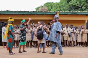 Bien vivre ensemble eleves College Alexandre Macal St Francois Guadeloupe metissage Ouidah Benin Alfred Kounde scaled 1