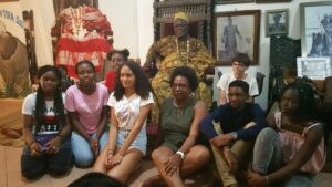 Porto Novo Benin Rencontre avec le roi Voyage scolaire et culturel