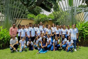 Voyage scolaire et culturel Villa Livingstone Benin Cotonou eleves du College Alexandre Macal Guadeloupe