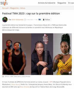 Festival TMA 2023 cap sur la premiere edition
